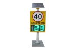 Static Constant Current Driving Mode Radar Sign Detector for Traffic Speed
