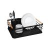 Buy cheap Metal Kitchen Dish Bowl Drying Wire Racks With Detachable Plastic Drip Tray from wholesalers