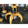 Buy cheap Hydraulic Orange Peel Grab Bucket 0.57 Cum Closed Volume 100-200L/Min Grab Flow from wholesalers