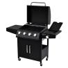 Buy cheap Flame Safety Device Gas Grill 4 Burner Stainless Steel Barbeque for Outdoor and Indoor from wholesalers