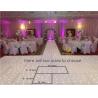Buy cheap Hot sale Party Wedding Tiles Acrylic Remote White 60*60cm LED Starlit Dance Floor from wholesalers