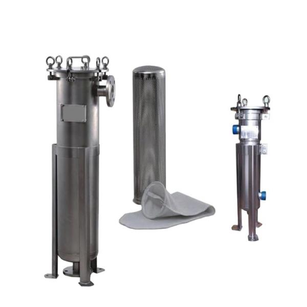 Buy cheap SS304 / SS316 Bag Filter Housing Stainless Steel Filter Tank Security from wholesalers