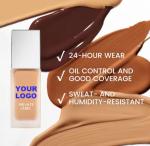 OEM/ODM Logo Low Moq Mineral Collagen Serum Full Coverage Dewy Foundation Face