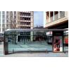 Buy cheap Anti Dust Stainless Steel Smoking Shelter , Heat Resistant Modern Bus Stop Design from wholesalers