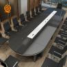 Buy cheap Antibacterial Solid Surface Conference Table Oval Meeting Room Table from wholesalers