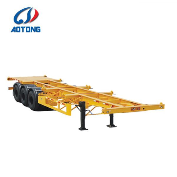 Buy cheap Steel Semi-Trailer 2 Axles Designed for Heavy-Duty Container Transportation from wholesalers