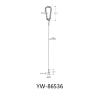 Buy cheap Loop And Eye Stainless Steel Cable Lanyards With 28mm Button YW86533 from wholesalers