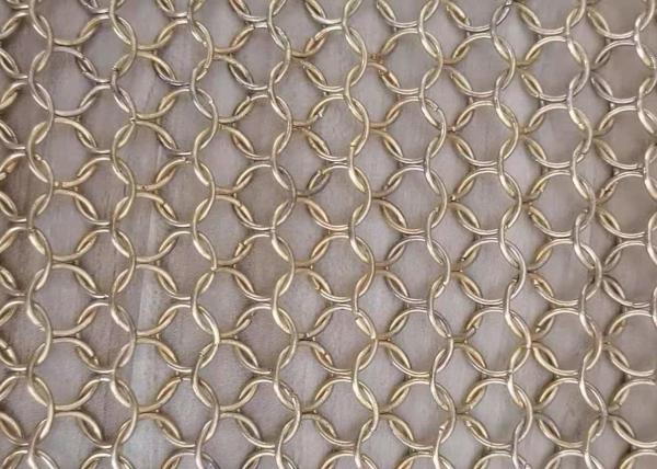 Buy cheap 7mm Round Hole Decorative Wire Mesh SS304 Chain Link Curtain from wholesalers