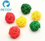 Cats Rattan Ball Durable Pet Toys Heavy Duty Dog Rope Toy Rattan Material