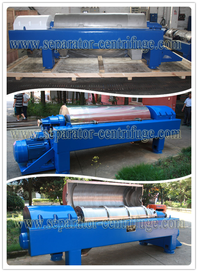 Continuous Decanter Centrifuge For Industrial Waste Water Treatment