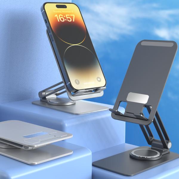Buy cheap Metal Desktop Cell Phone Stand Holder Foldable Adjustable from wholesalers