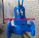 WJ41H DIN cast iron bellows globe valve PN10/16