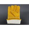 Buy cheap Durable Heat Resistant Welding Gloves , Cow Split Leather Welding Safety Gloves from wholesalers
