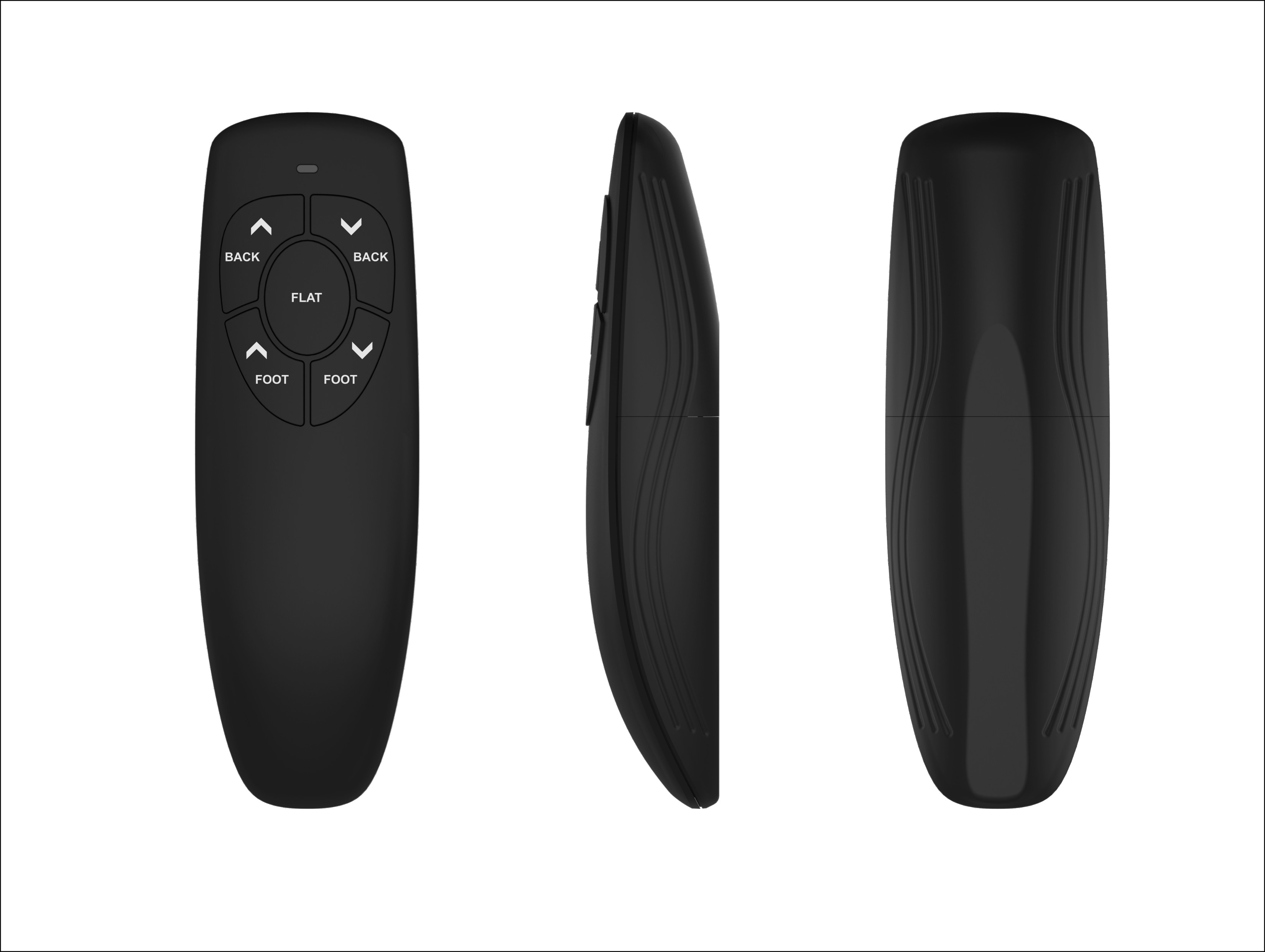 White And Black 2.4 G RF Remote Control , 2.4 Ghz Remote Control Compact Design