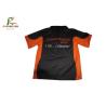 Buy cheap Promotional Custom Printed Polo Shirts Short Sleeve With Mesh Polyester Material from wholesalers