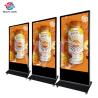 Buy cheap 75 Inch LCD Standing Advertising Display LG 4K Screen With Movable Wheels from wholesalers
