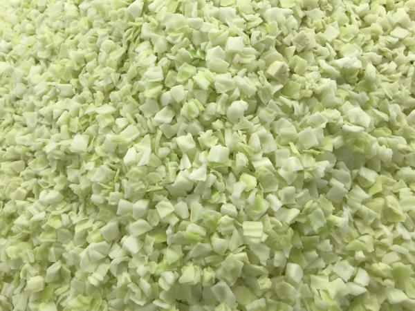 Buy cheap IQF Individually Quick Freezing Diced Cabbage 10*10mm In Nature Color from wholesalers