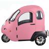 Buy cheap Pink Enclosed Cabin 3 Wheels Electric Car 25km/H Corrosion Resistance from wholesalers