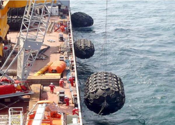 Buy cheap Ocean Platfprm Protection Inflatable Boat Fender 0.05mpa Rubber Fenders For Docks from wholesalers