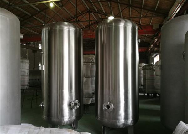 Horizontal Pressure Vessel Design Gas Storage Tanks , Stainless Steel Pressure