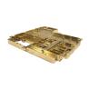 Buy cheap Aluminum LY12 Aluminum CNC Turning Parts Microwave Cavity Gold Plating from wholesalers