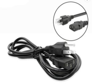China America standard USA ac power cord free sample 3pin plug us 3 pin power cable on sale