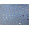 Buy cheap 160CM Width Anti Pilling Silver Star Foil Printing Minky Plush Fabric from wholesalers