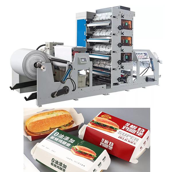 Buy cheap 850mm 60m/Min Kraft Paper Carton Box Flexo Printing Machine 6 Color Printing Machine from wholesalers