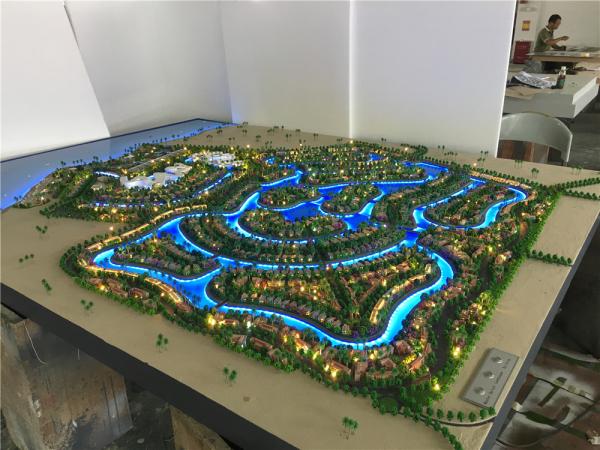 Buy cheap Real Estate Mockup ABS Miniature Architectural Models For Master Villa Size 2.8x2.2m from wholesalers