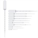 Medical Disposable Plastic Micro Liquid Transfer Dropper Pipettes 0.1ml 0.2ml