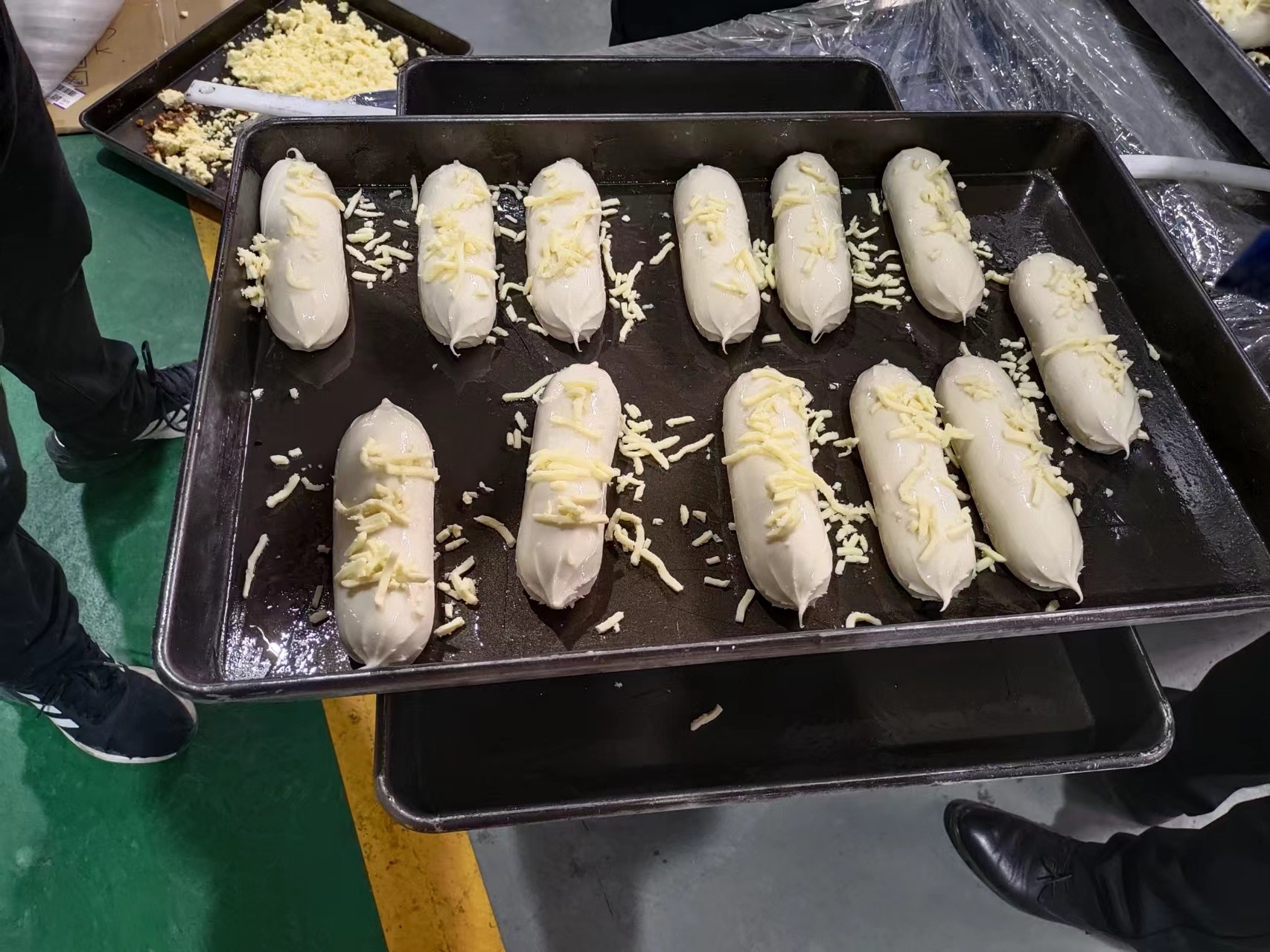 Instant Food Chinese Meat Pie Production Line Stuffed Roll Ups Making Meat Pie Moulder