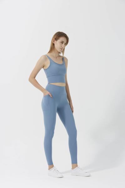 Buy cheap Ladies High Waist Seamless Fitness Running Yoga Pants Support Dropshipping from wholesalers