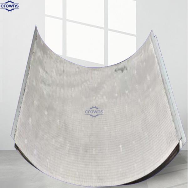 Sieve Bend Screen 25um 30 50 100 Micron 304 Stainless Steel Welded Wedge Wire
