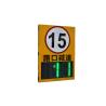 Buy cheap Portable Mobile Led Radar Speed Sign Speed Limit Sign 10000 CD/M2 Viewing Angle 30° from wholesalers