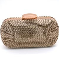 Buy cheap Leather Material Evening Clutch Handbag Rose Gold Color 20cm×10.5cm product