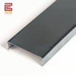 Flat Listello Stainless Steel Tile Trim 100mm Wide Black Tile Edge Moulding
