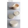 Buy cheap Brie Cheese Round Food Delivery Packaging 110mm To 165mm Poplar Wood Veneer from wholesalers