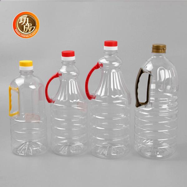 Buy cheap 1280ml 1600ml 1800ml PET plastic edible oil bottle For Vinegar With Lid from wholesalers