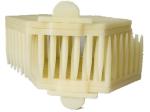 White Color Plastic Hexagon Needle Queen Cage of Beekeeping Queen Rearing