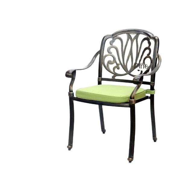 Buy cheap Waterproof Cast Aluminum Patio Garden Chairs Easy Carrying OEM from wholesalers