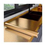PVC Removable Gold Metallic Wallpaper Aluminum Gold Foil Wallpaper
