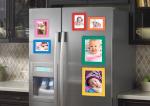 Custom Design Flexible Magnetic Photo Frame For Refrigerator 4 Colors Printing