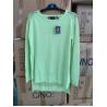 Buy cheap 82% Cotton 18% Polyamide Ladies Pullover Sweater Loose Knitted from wholesalers