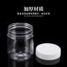 Buy cheap 450ml Food Grade Clear Plastic PET Storage Jar Container With White Lid from wholesalers