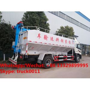 Buy cheap factory sale good price customized FOTON 4*2 190hp 8tons-12tons farm-oriented and livestock poultry feed delivery truck from wholesalers
