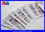 Pharma Lab Peel Off 10ml Vial Labels Metallic Printing For Bodybuilding Peptide