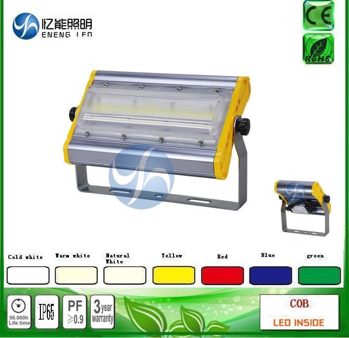 high lumens 120W led cob flood light led Tunnel lamp140LM/W Red green green blue yellow color with Bridgelux AC85-265V