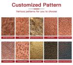 304 316 Red Antique Copper Finish Stainless Steel Sheet With Herringbone pattern