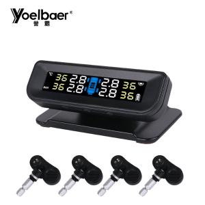 Wholesale Smart Tyre Pressure Measurement System 433mhz Wireless TPMS Car Safe Driving from china suppliers