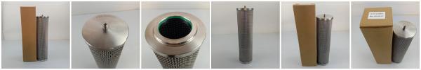 Buy cheap Partially Cleanable Hydraulic Oil Filter Element For Mineral Oils 25 Micron Rating from wholesalers